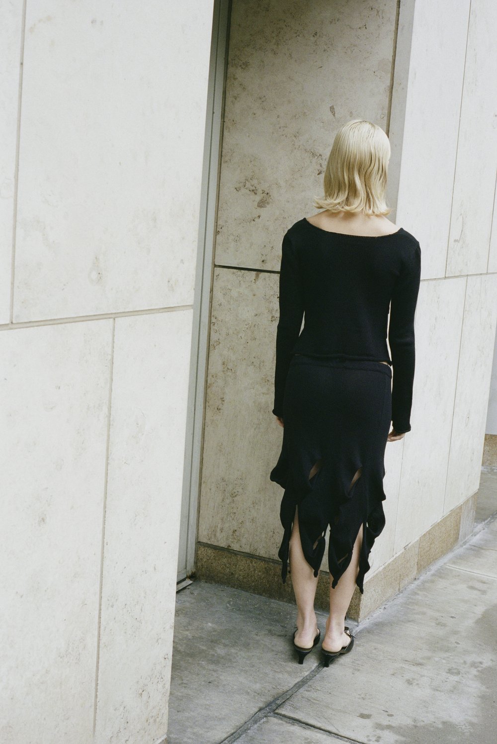 krystal paniagua Butterfly Long Sleeve Top ss22