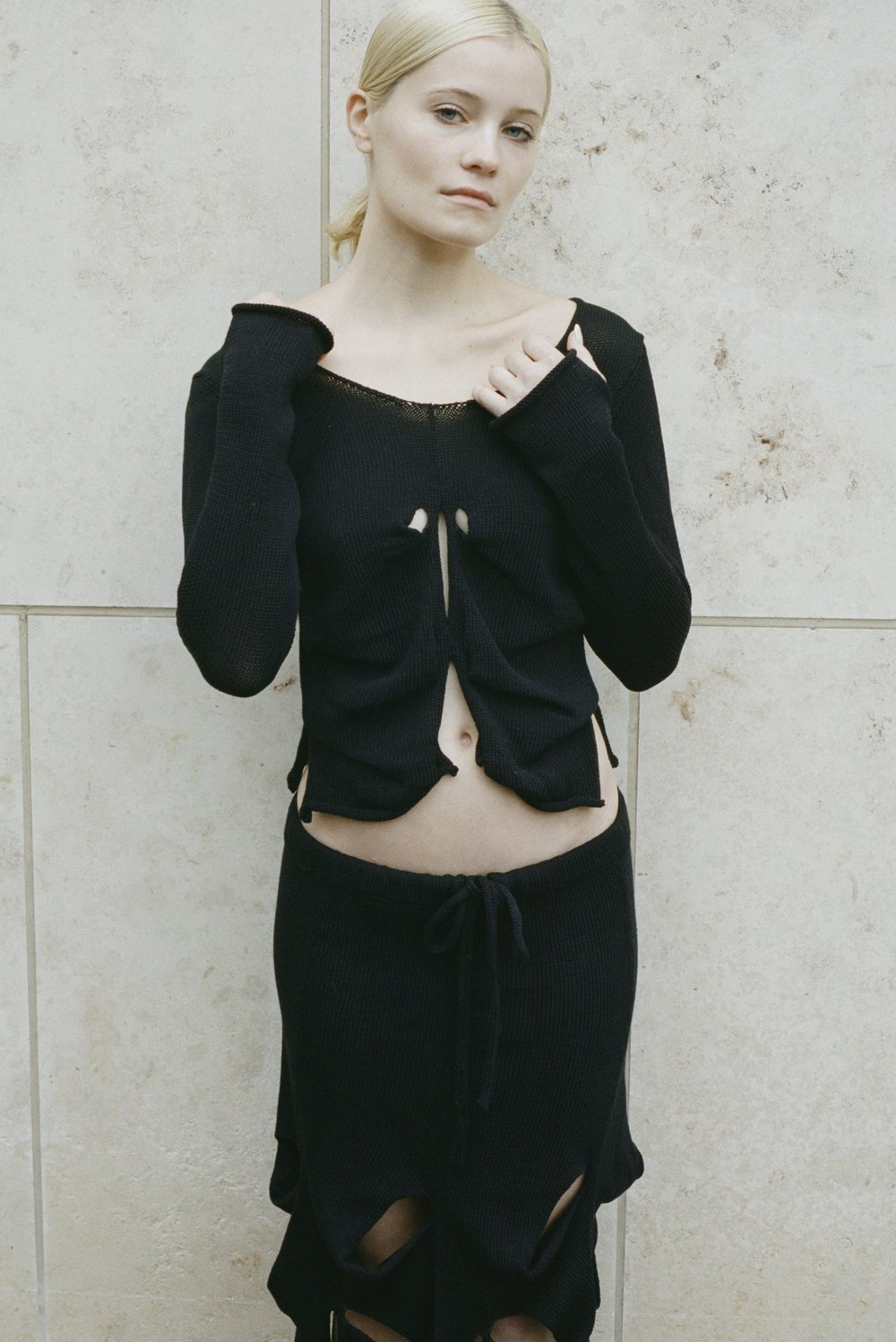 krystal paniagua Butterfly Long Sleeve Top ss22