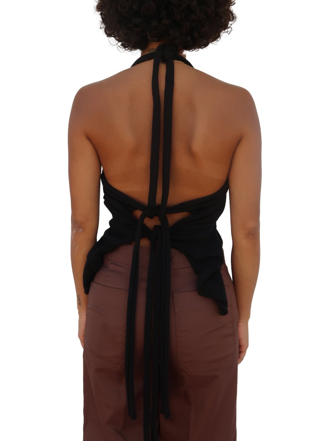 krystal paniagua butterfly top black