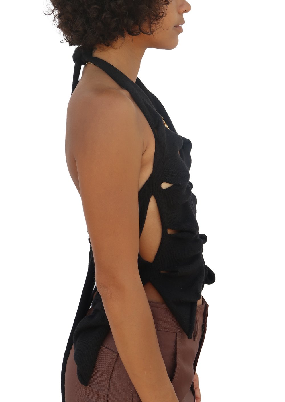 krystal paniagua butterfly top black