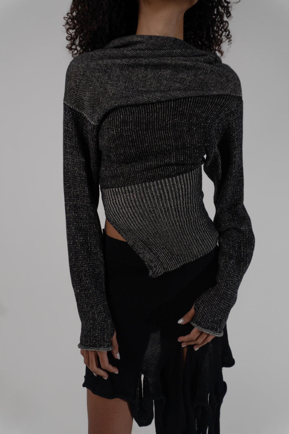 Neck Drape Long Sleeve (Reversible)