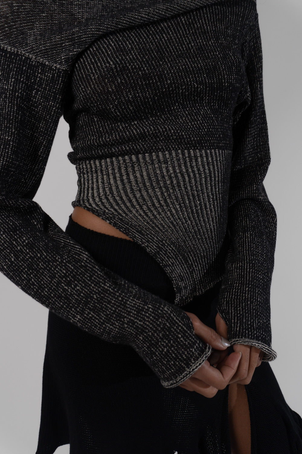 Neck Drape Long Sleeve (Reversible)