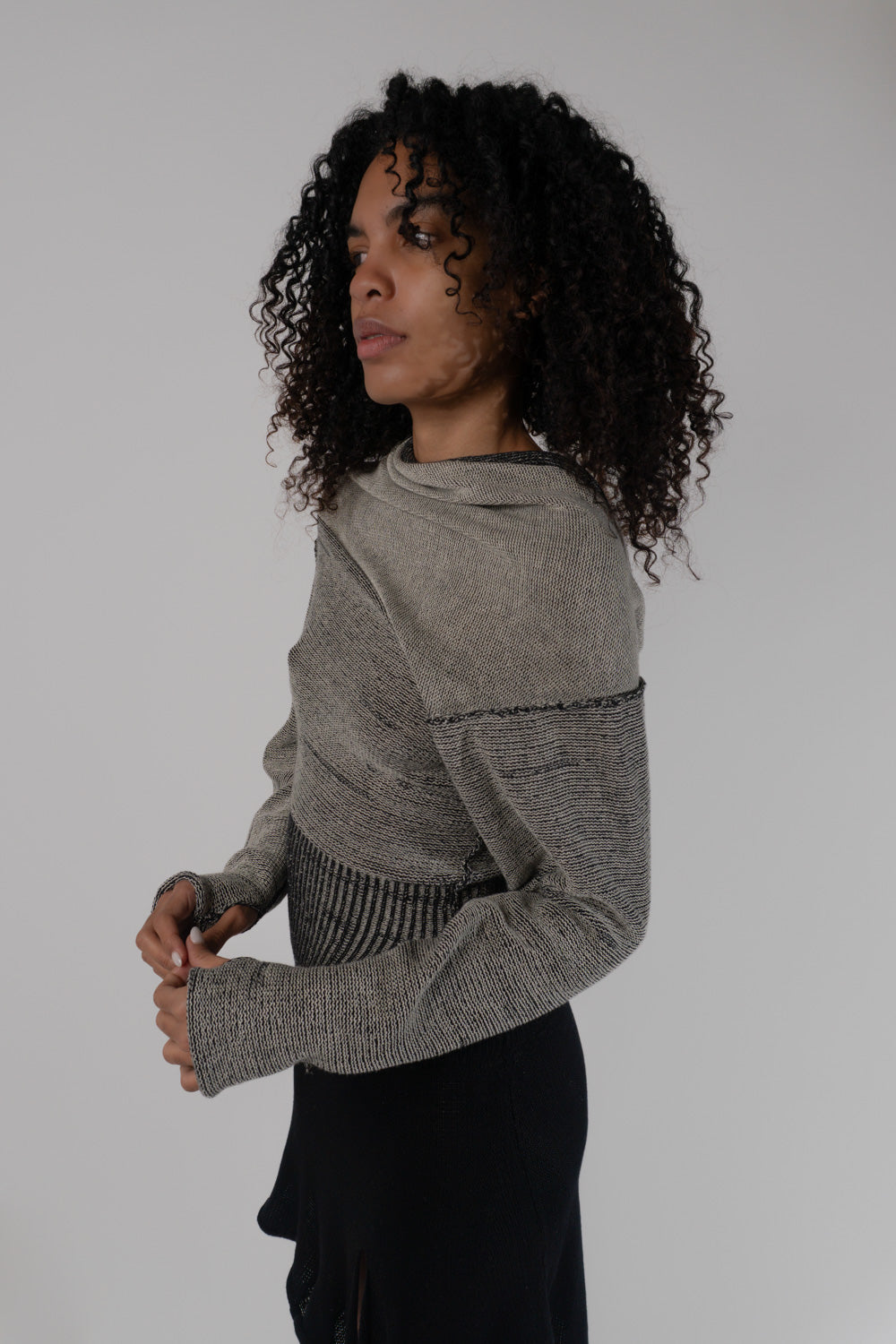 Neck Drape Long Sleeve (Reversible)