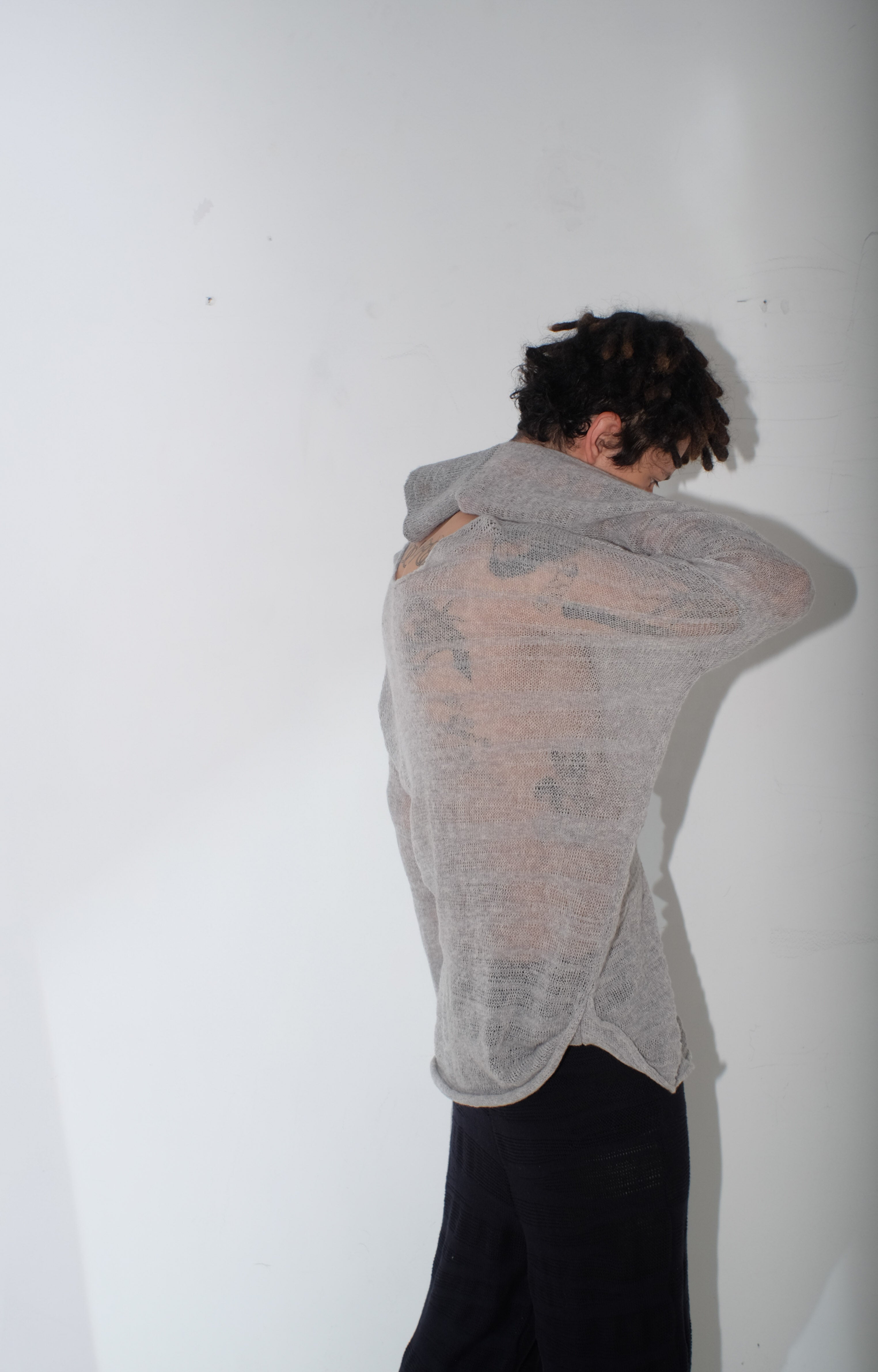 krystal paniagua id longsleeve grey mens top knitwear