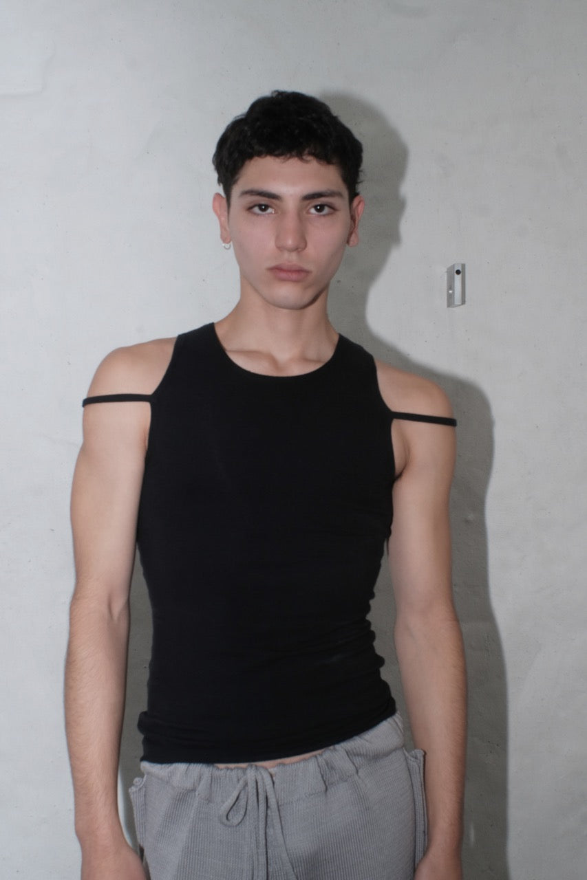 krystal paniagua black b tank jersey
