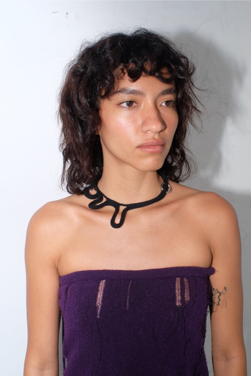 krystal paniagua loop necklace