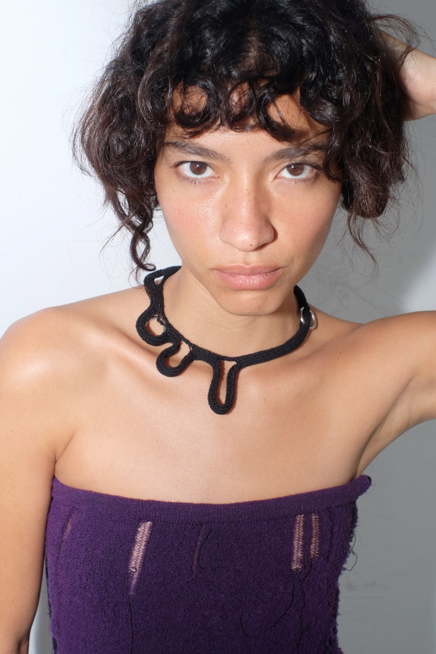 krystal paniagua loop necklace