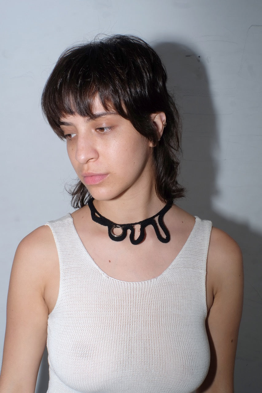 krystal paniagua loop necklace