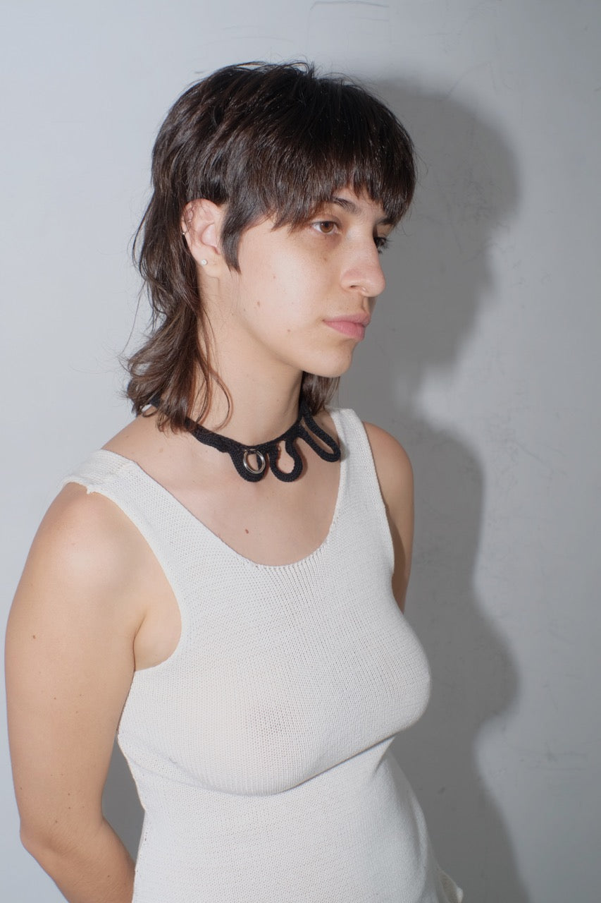 krystal paniagua loop necklace