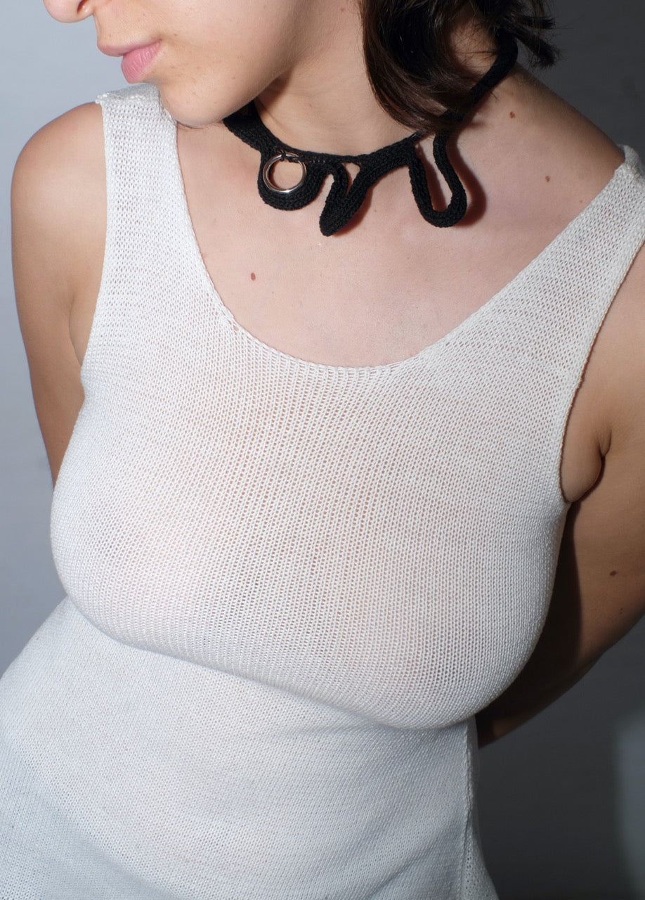 krystal paniagua loop necklace