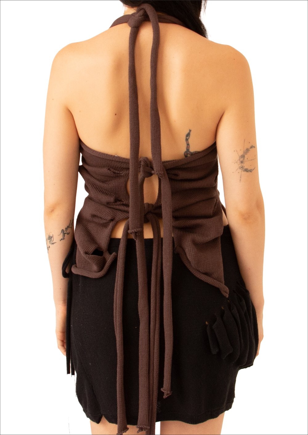 krystal paniagua butterfly top brown