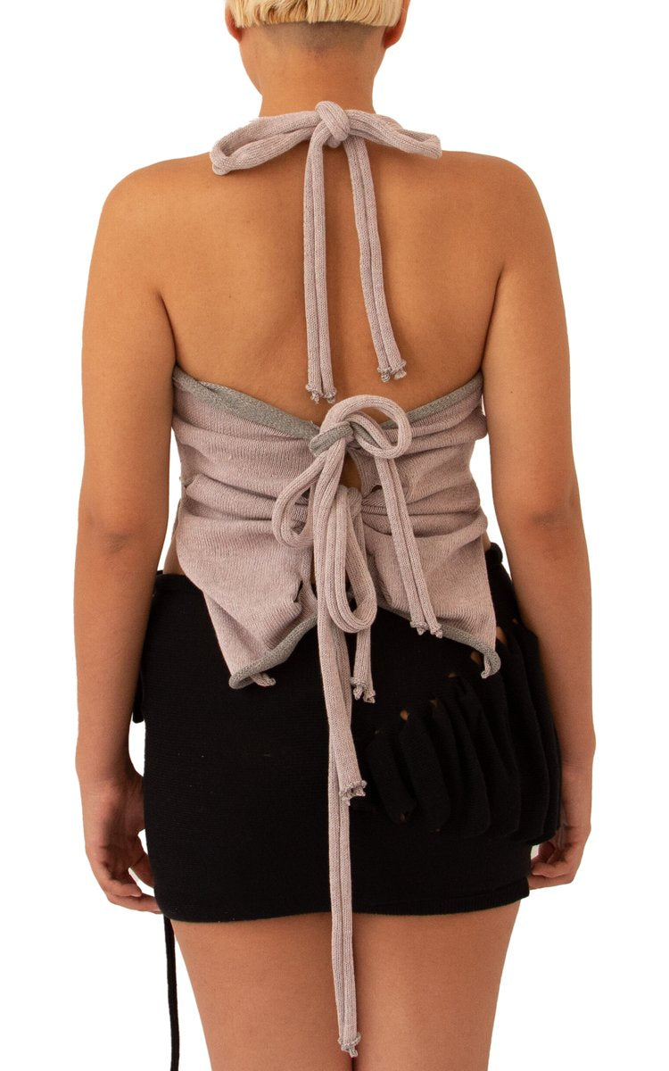 krystal paniagua butterfly top pink grey