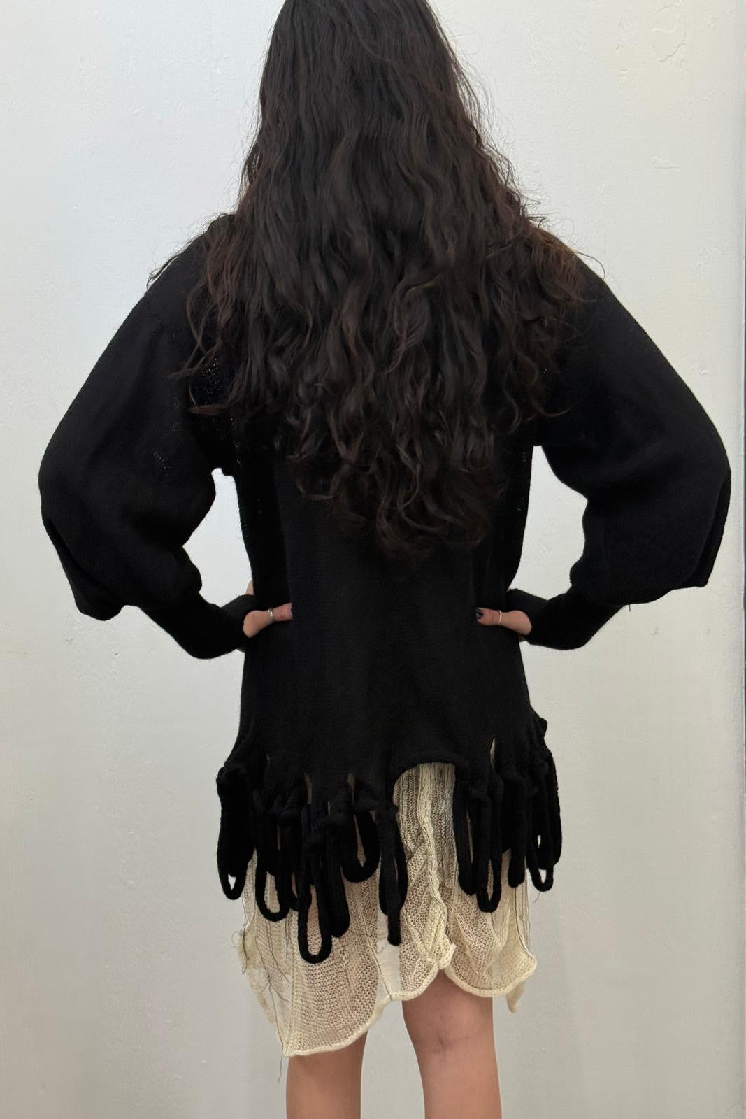 Swiggle Turtle Neck (Black) (unlisted la)