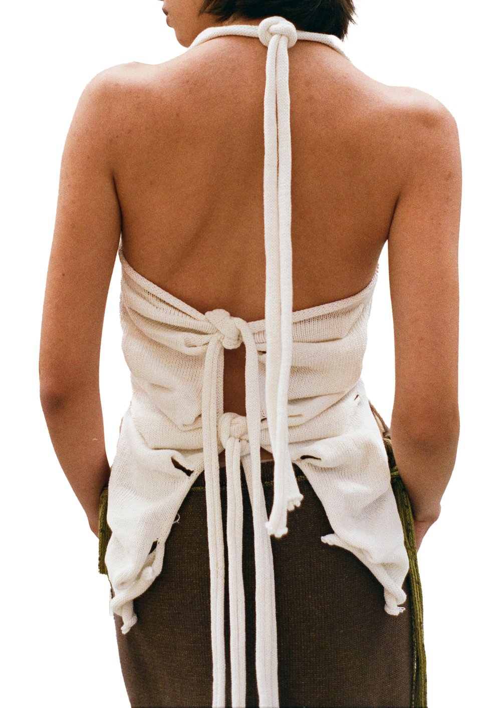 krystal paniagua butterfly top white