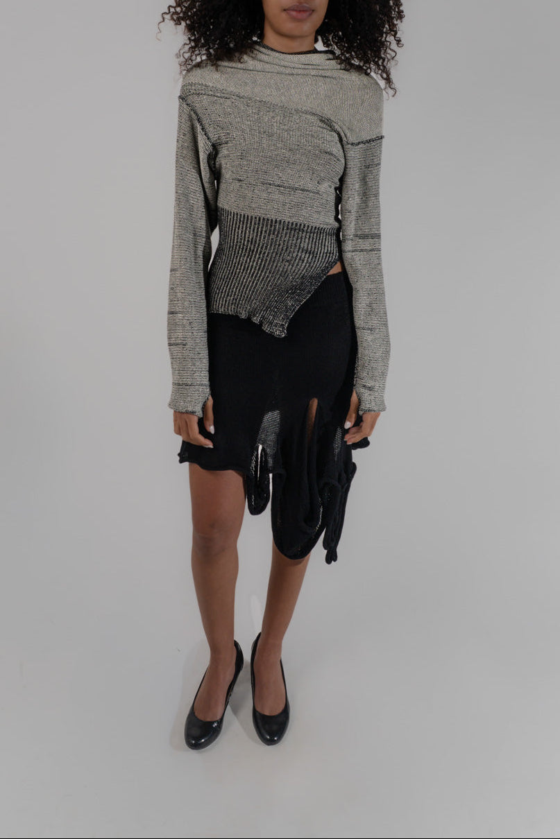 Neck Drape Long Sleeve (Reversible)