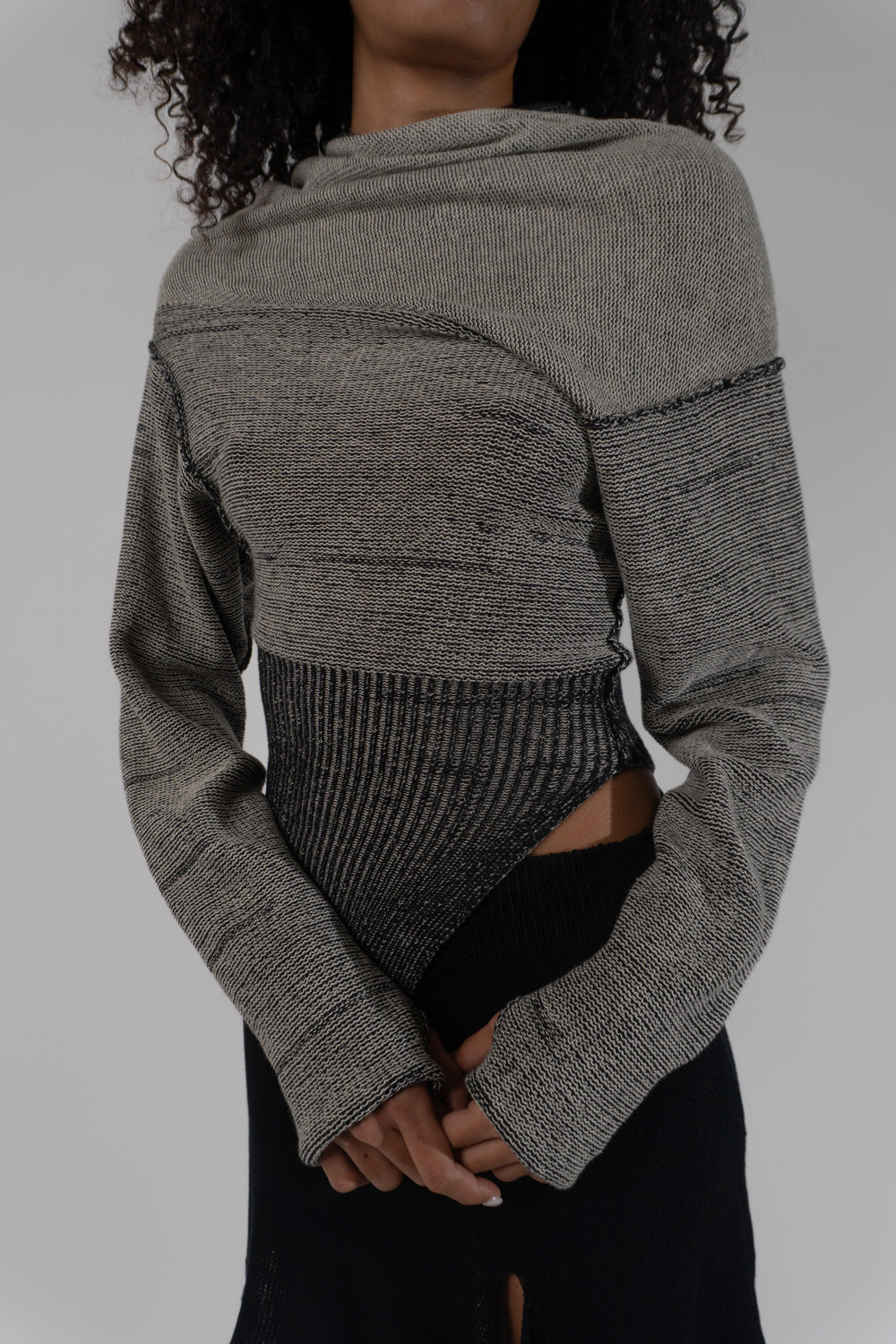 Neck Drape Long Sleeve (Reversible)