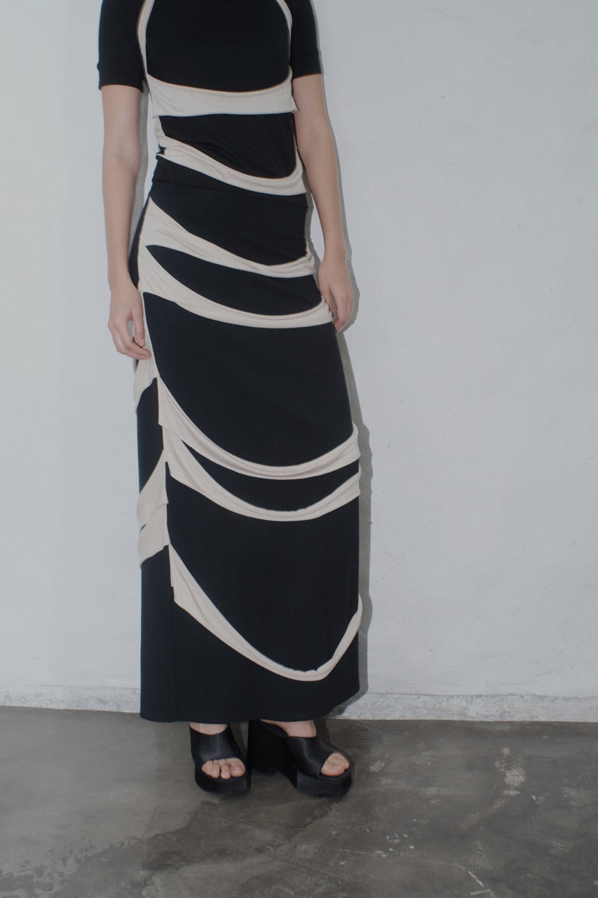 krystal paniagua jersey strap skirt