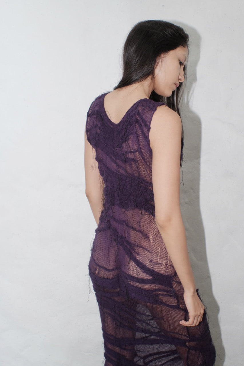 Organic Dress Purple