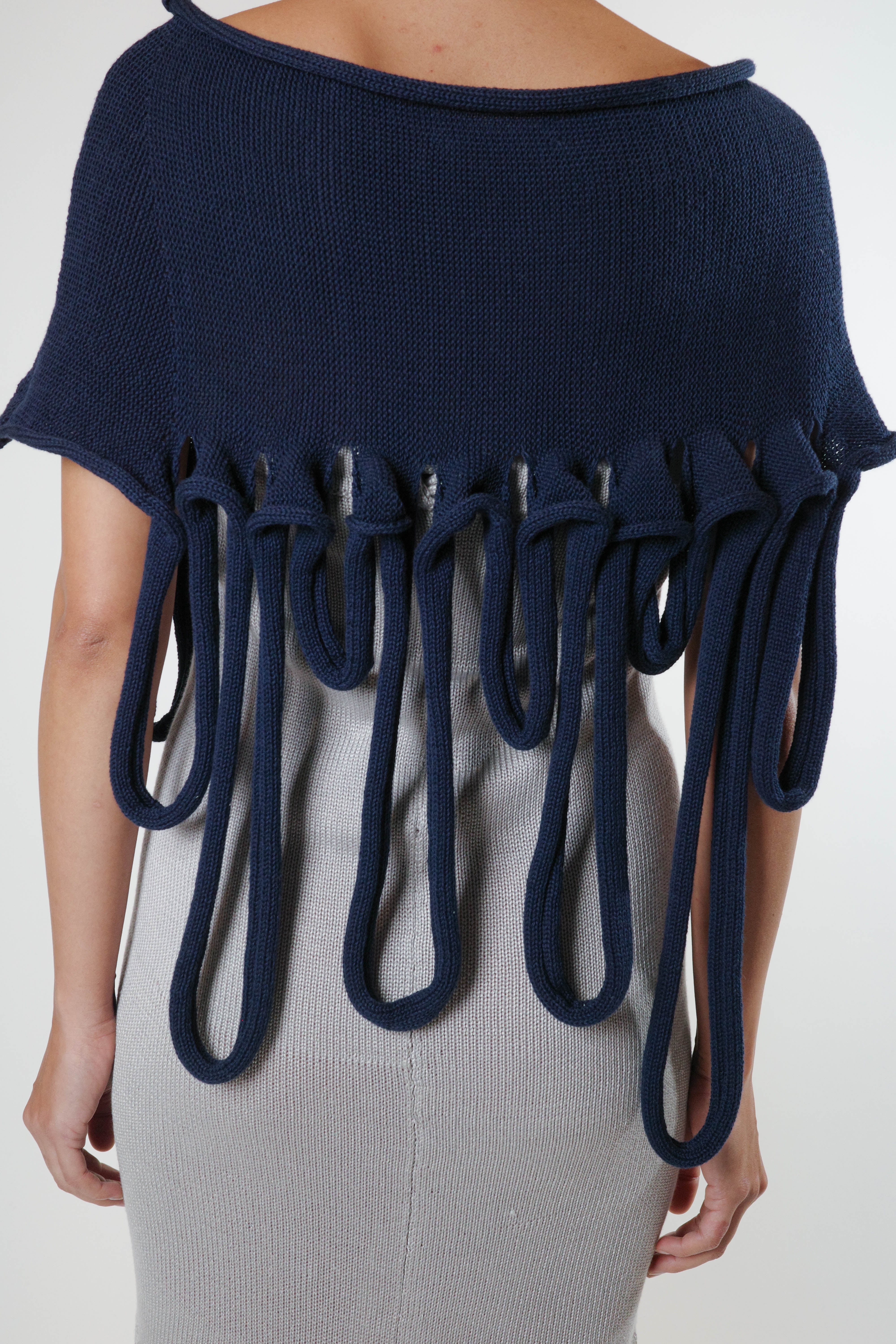 Swiggle Poncho (Navy)
