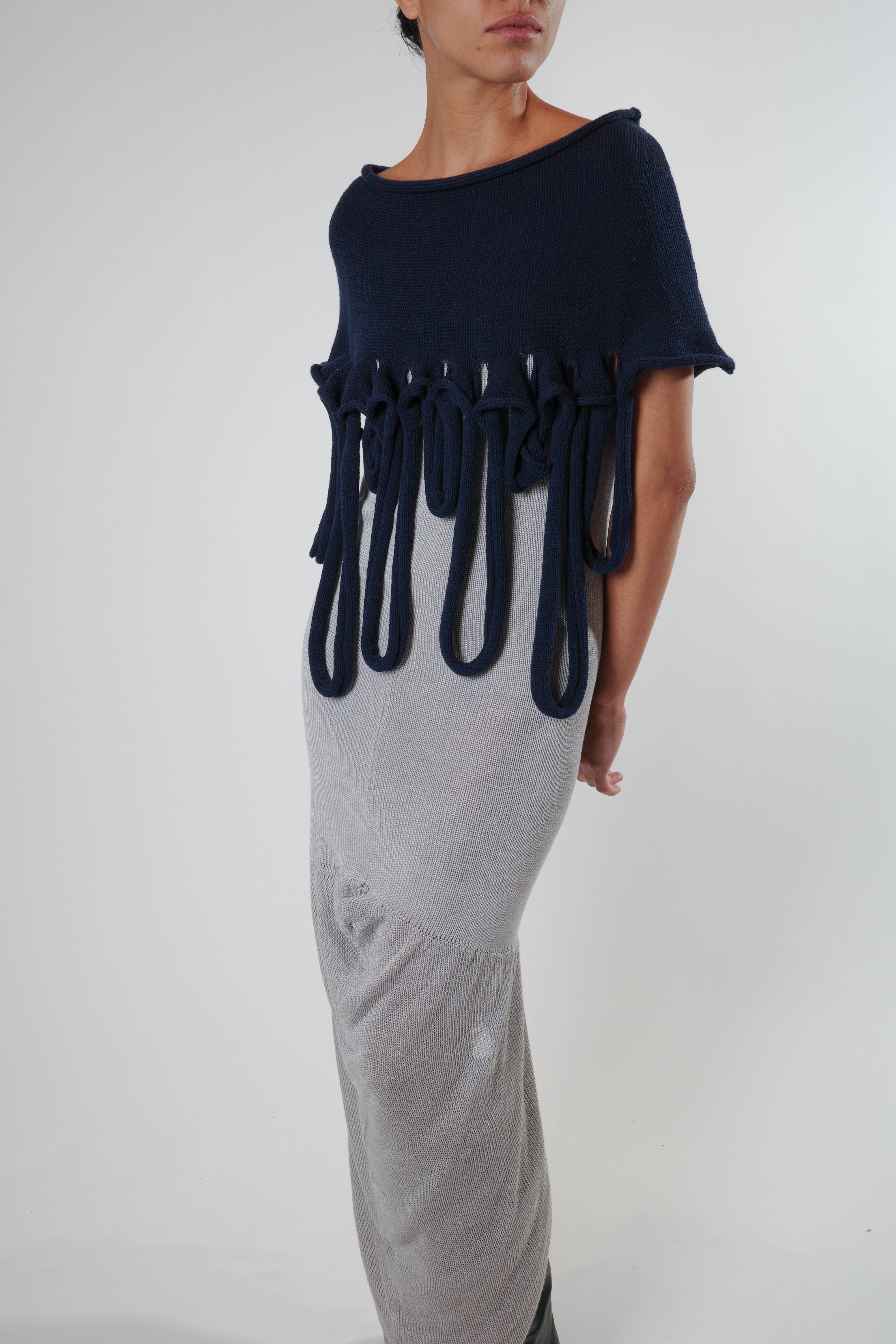 Swiggle Poncho (Navy)